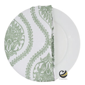 Funda Plato Base P483-MAY Sage 40 cm. (Textil)