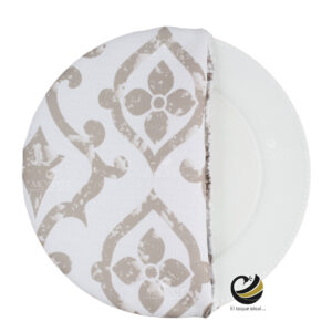Funda Plato Base P482-POR Taupe 40 cm. (Textil)
