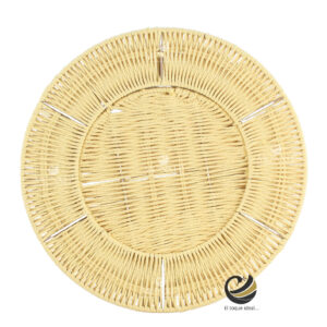 Carpeta (Plato Base) P479-BAO Amarillo 35 cm. (Algodón)
