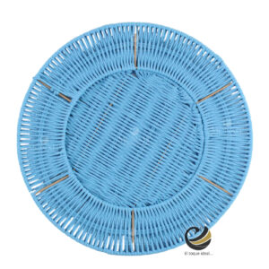 Carpeta (Plato Base) P479-BAO Azul 35 cm. (Algodón)