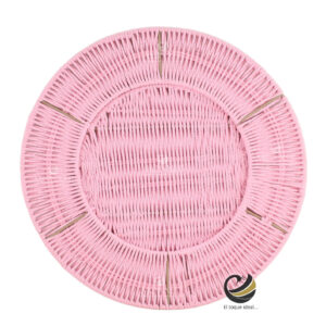 Carpeta (Plato Base) P479-BAO Rosa 35 cm. (Algodón)