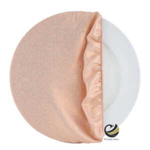 Funda Plato Base P481-NAM Blush Pink 40 cm. (Textil)