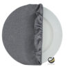 Funda Plato Base P481-NAM Carbón 40 cm. (Textil)