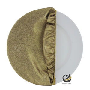 Funda Plato Base P481-NAM Oro 40 cm. (Textil)