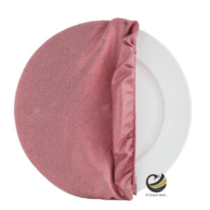 Funda Plato Base P481-NAM Rojo 40 cm. (Textil)