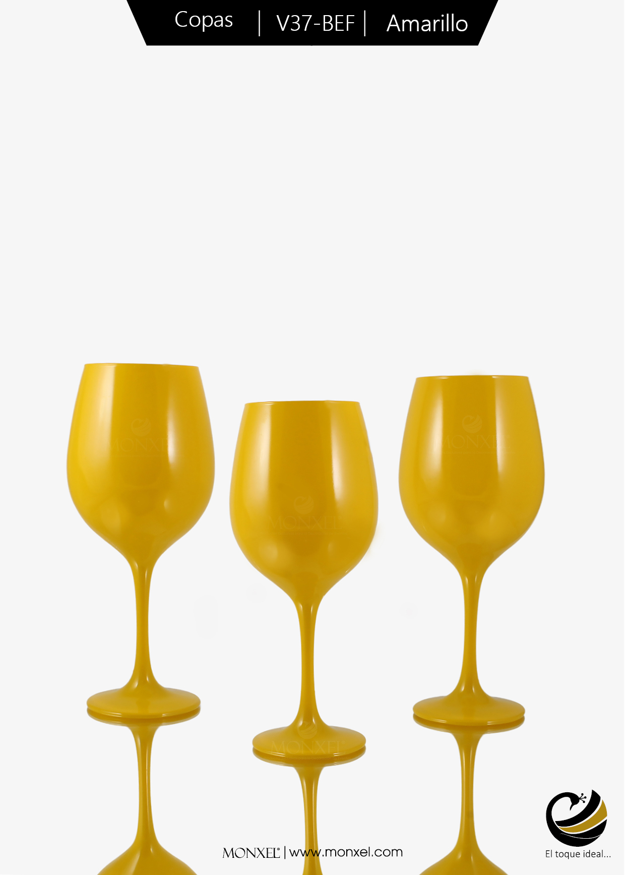 Copas Vino V37-BEF Amarillo