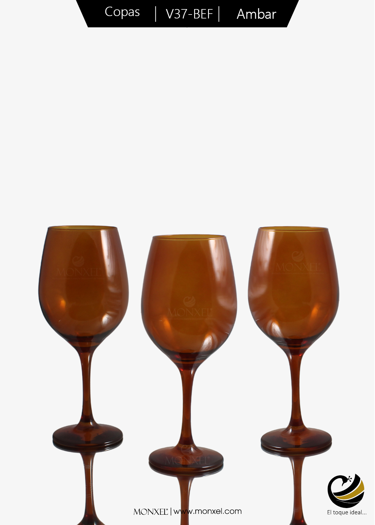 Copas Vino V37-BEF Ámbar