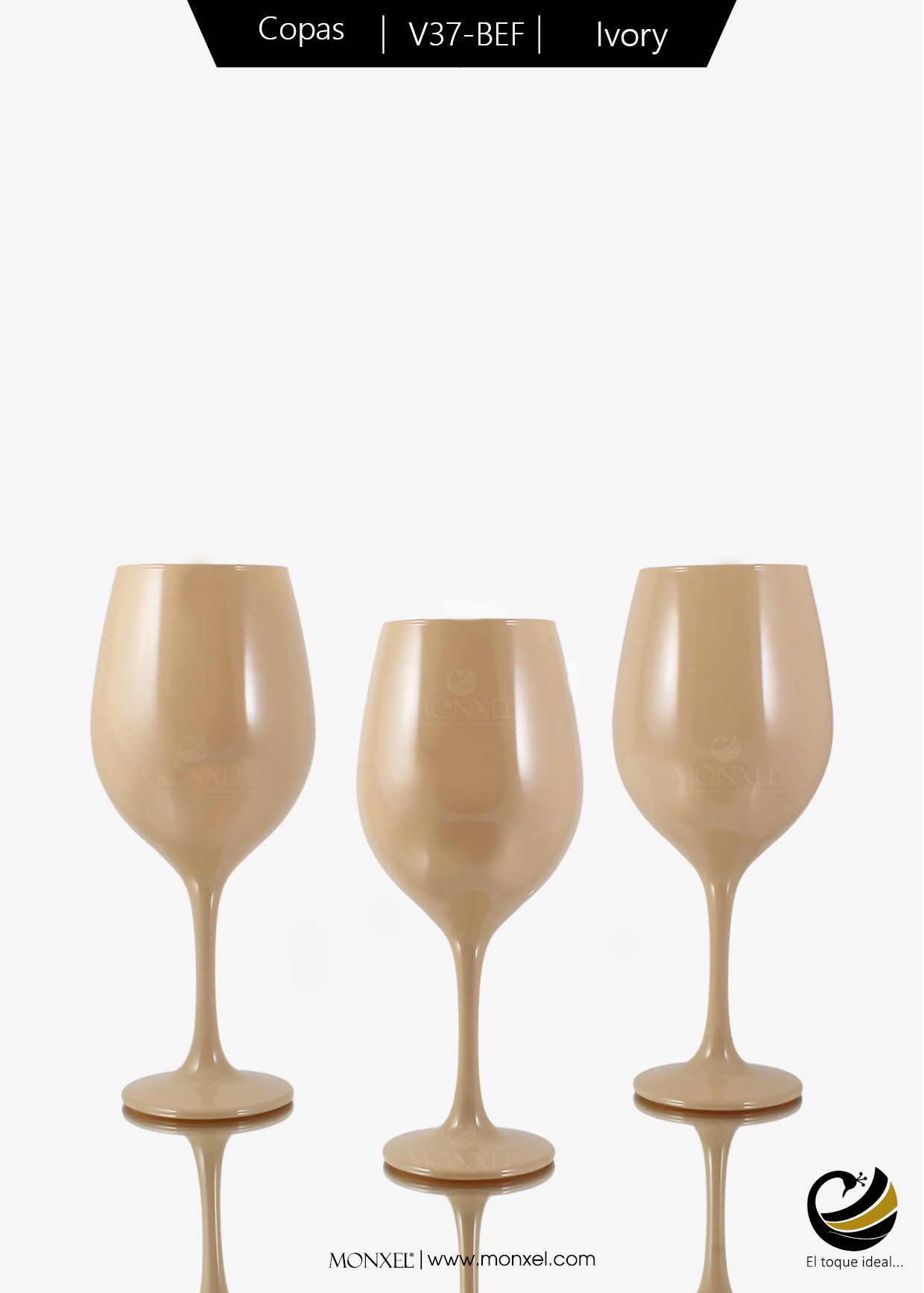 Copas Vino V37-BEF Ivory