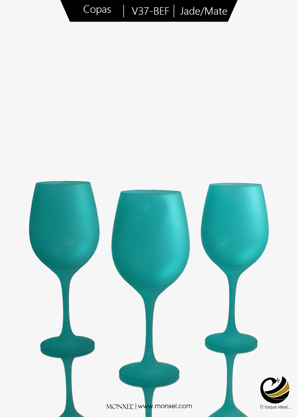 Copas Vino V37-BEF Jade Mate