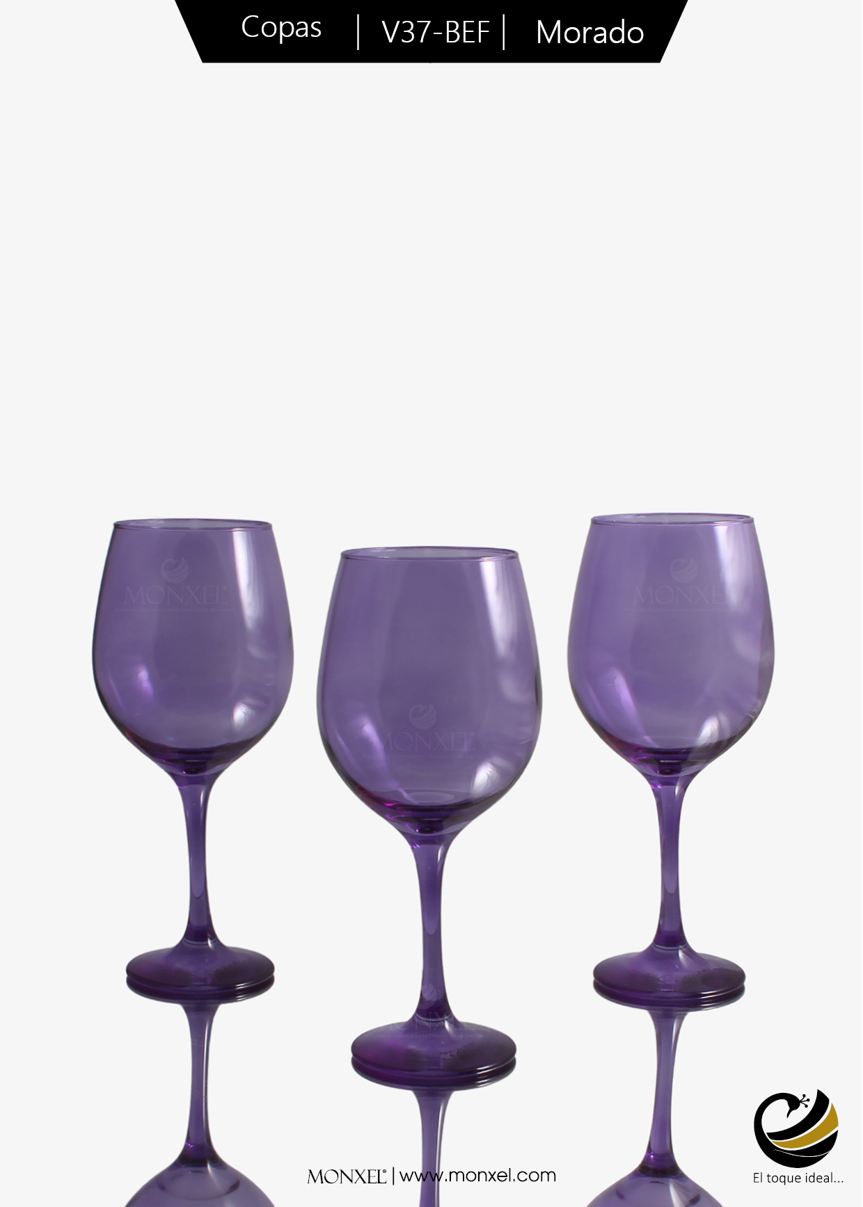 Copas Vino V37-BEF Morado